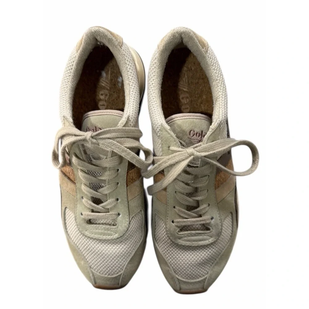 Gola Classics Women's Eclipse Mode Sneakers Wheat/Oat/Bronze Size‎ 8